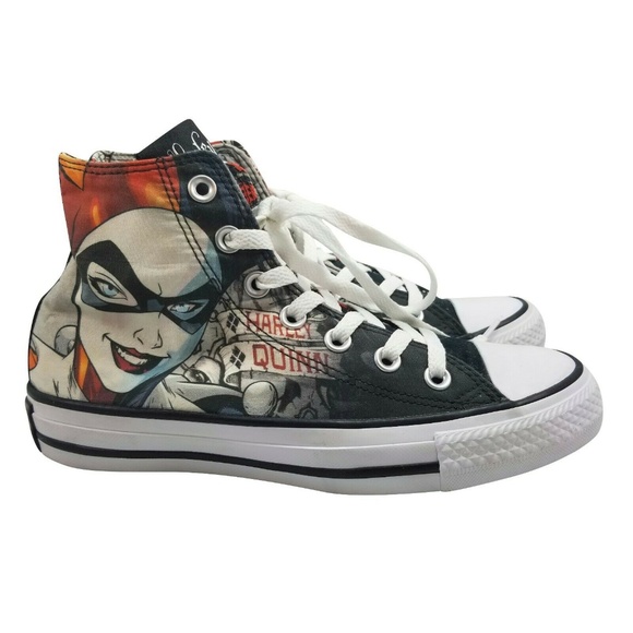 harley quinn shoes converse
